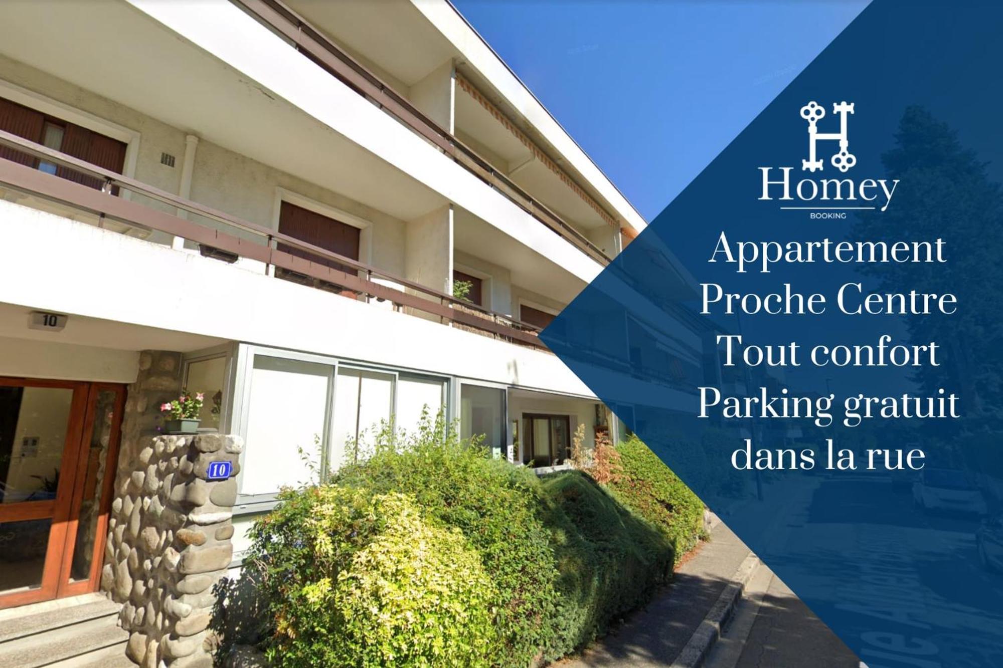 Homey Tidy - New / Proche Centre Annecy / Parking Gratuit / Logement Entierement Equipe Екстер'єр фото